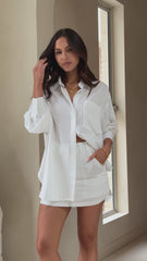 Charla Mini Skort - White