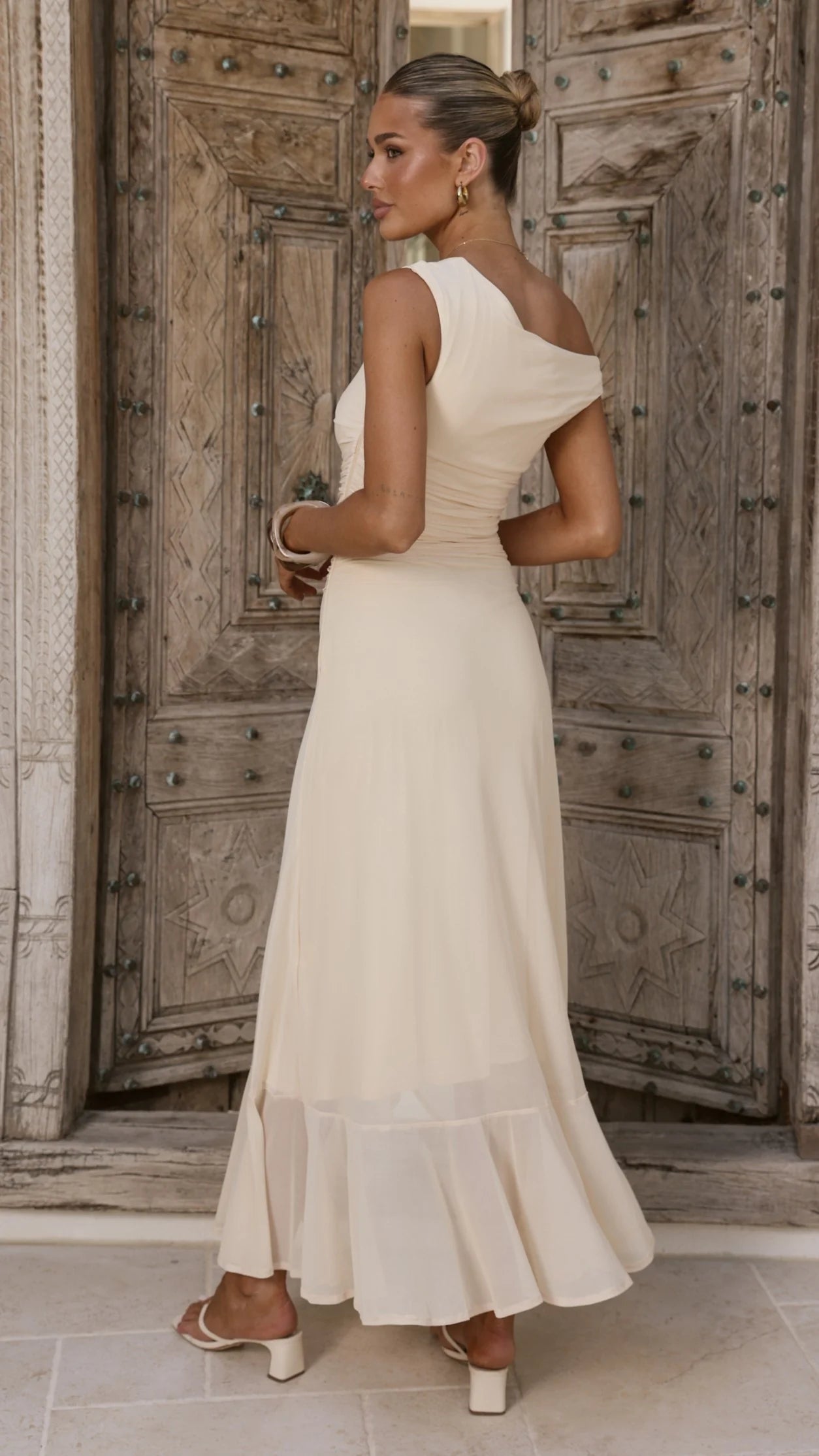 Sareiah Maxi Dress - Cream
