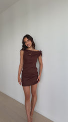 Ebbe Mini Dress - Chocolate