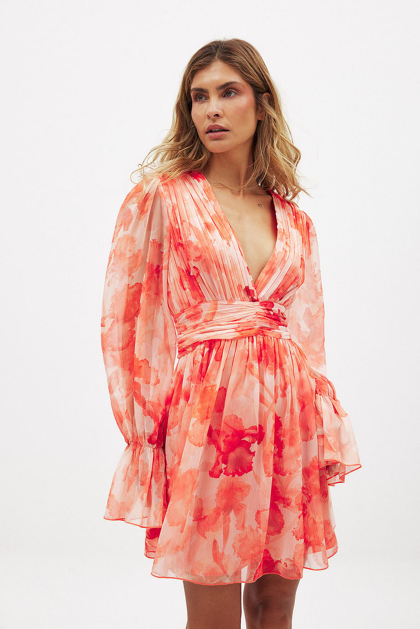 Marked Waist Mini Dress